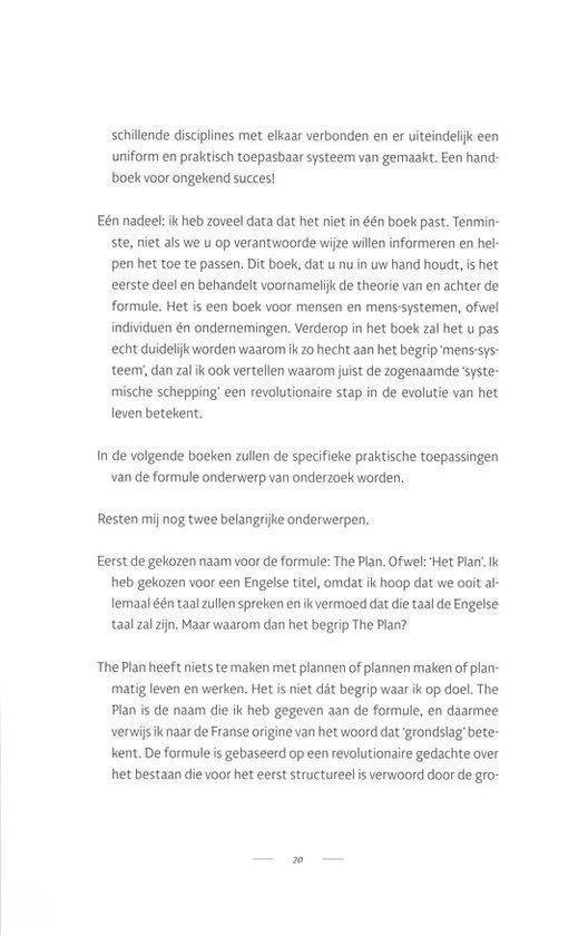 Tekstpagina over de oorsprong van de term "The Plan" en de revolutionaire aard ervan.