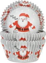 House of Marie Cupcakevormpjes - Kerstman - 50 stuks