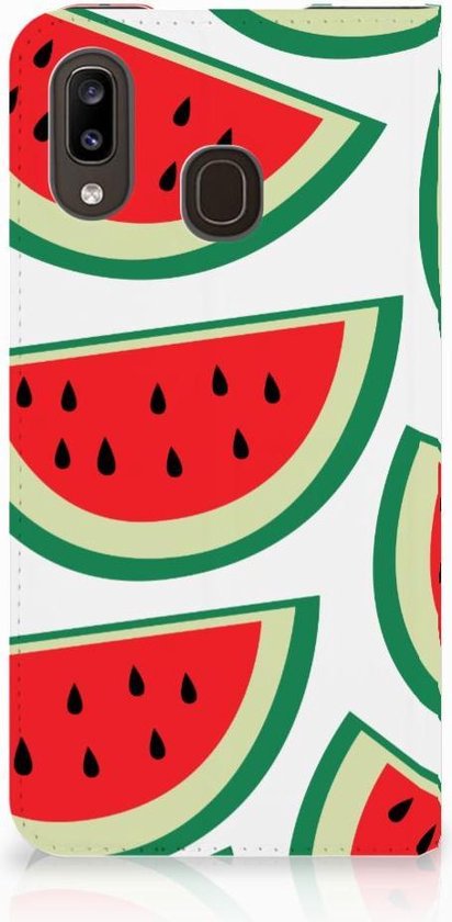Geschikt voor Samsung Galaxy A30 Flip Style Cover Watermelons