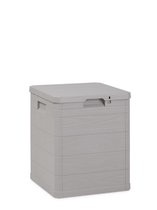 MaxxGarden Kussenbox - Florida - opbergbox voor kussens 90L - Grijs 44x44x50cm