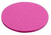 Daff Onderzetter - Vilt - Rond - 10 cm - Pink - Roze