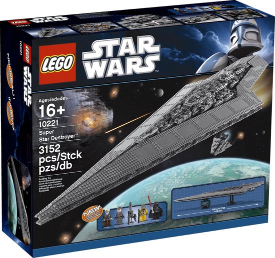 opleggen Alfabet ontspannen LEGO Star Wars Super Star Destroyer - 10221 | bol.com