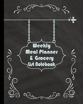 Weekly Meal Planner & Grocery List Notebook