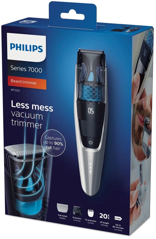 Philips BaardTrimmer - Series 7000 BT7220/15 | bol.com