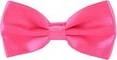 Fako Fashion® - Noeud papillon - Noeud papillon - Satin - 12,5cm - Fuchsia