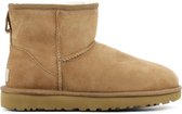 UGG Vrouwen Suède Effen Enkellaarsjes / Laarzen / Damesschoenen Classic mini ii - Cognac - Maat 37