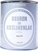 HERMADIX EXTRA LAK TBV DEUR/KOZIJN PUUR WIT ZIJDEGLANS