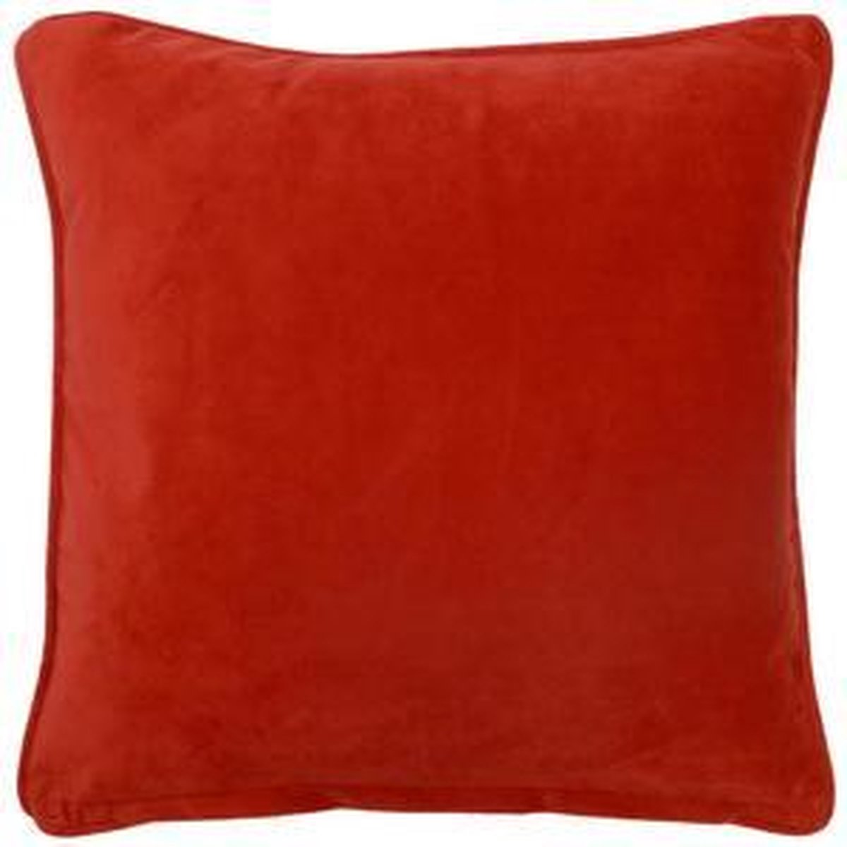 Dutch Decor Kussenhoes Velvet 45x45 Cm Rood