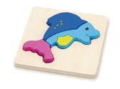 Viga Toys - Vormenpuzzel - Dolfijn