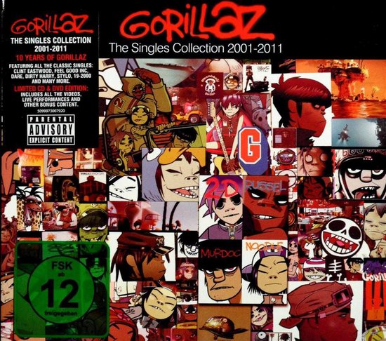 Gorillaz The Singles Collection 2001-2011 - cd met dvd en vinyl | bol