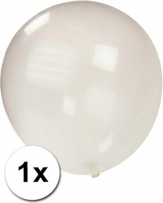 Mega ballon transparant metallic 90 cm