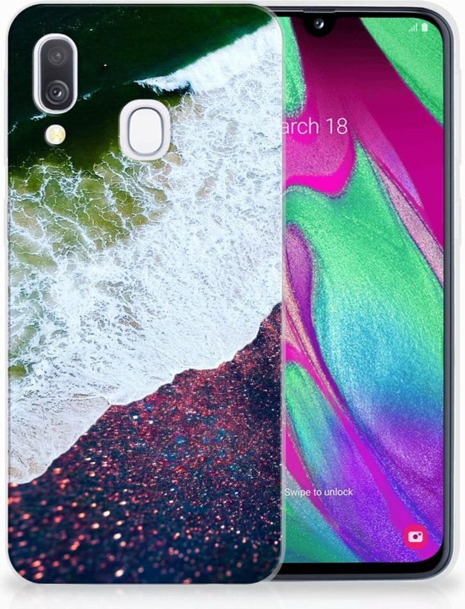 Samsung Galaxy A40 TPU Hoesje Sea in Space
