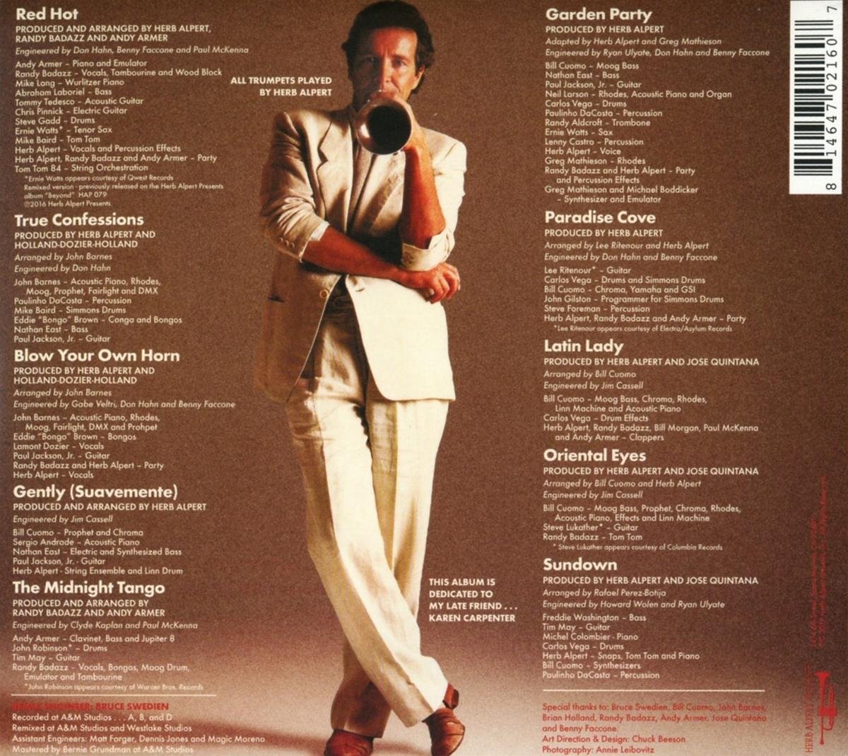 Blow Your Own Horn, Herb Alpert CD (album) Muziek