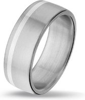 ring in titanium en zilver