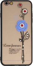 Love Forever Hoesjes Geschikt voor iPhone 6 / 6s Plus Blauw
