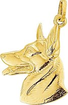 The Jewelry Collection Bedel Herdershond - Goud