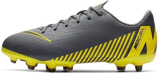 Nike Mercurial Vapor 12 Academy GS MG voetbalschoenen jongens  antraciet/geel | bol.com
