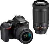 Nikon D5600 + AF-P 18-55mm VR + AF-P 70-300mm VR - Zwart