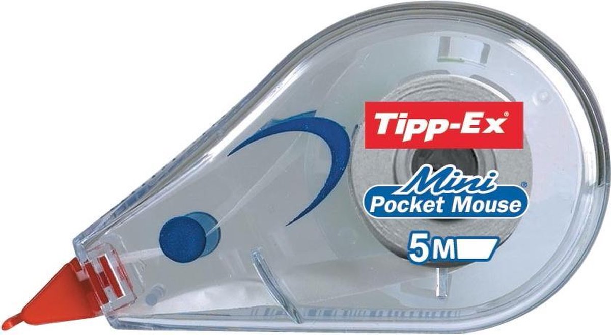 Correctieroller Tipp-ex 5mmx6m pocket mini mouse op blister - Tipp-Ex