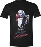 Suicide Squad - Daddy's Lil Monster Mannen T-Shirt - Zwart - M