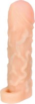 Lola Toys - SuperHero - Warrior - Realistische Penis Sleeve Huls met Balzak Ring - Realistische Penis Verlenger - 16cm x 3.5cm - Ultra Soft NeoSkin®