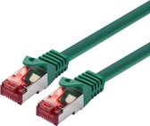 LOGON TCR66SS0025G netwerkkabel 0,25 m Cat6 SF/UTP (S-FTP) Groen