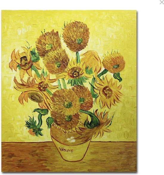 Paint By Numbers Van Gogh Zonnebloemen - DIY painting - Schilder een  kunstwerk -... | bol.com