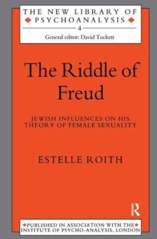 The New Library of Psychoanalysis-The Riddle of Freud - cover