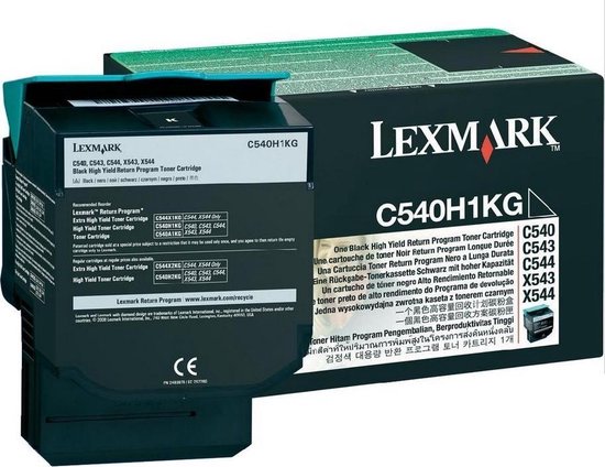 Toner Lexmark C540H1KG Black