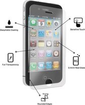 geschikt voor iPhone 4 - 4S glazen Screen protector Tempered Glass 2.5D 9H (0.3mm)
