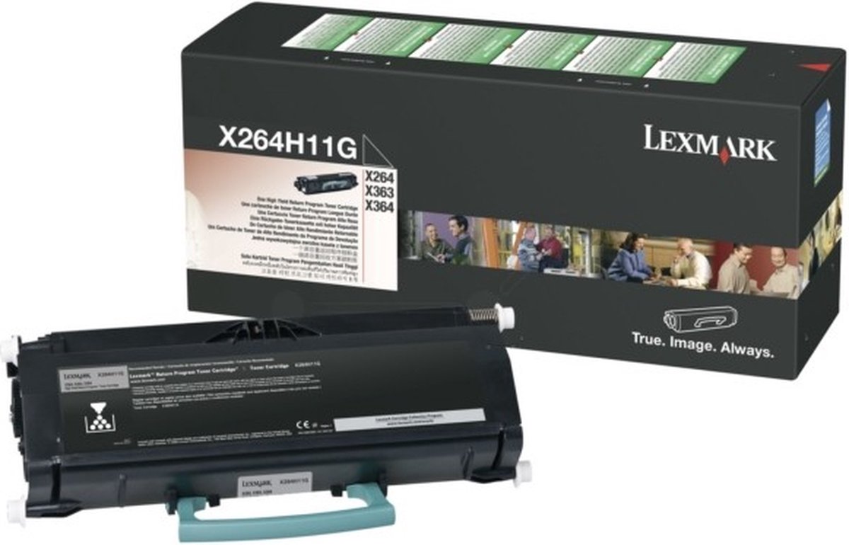 Lexmark Tonercartridge 0X264H11G black