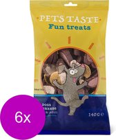 Pets Taste Meat Mix - Hondensnacks - 6 x Kip Rund Lam 120 g