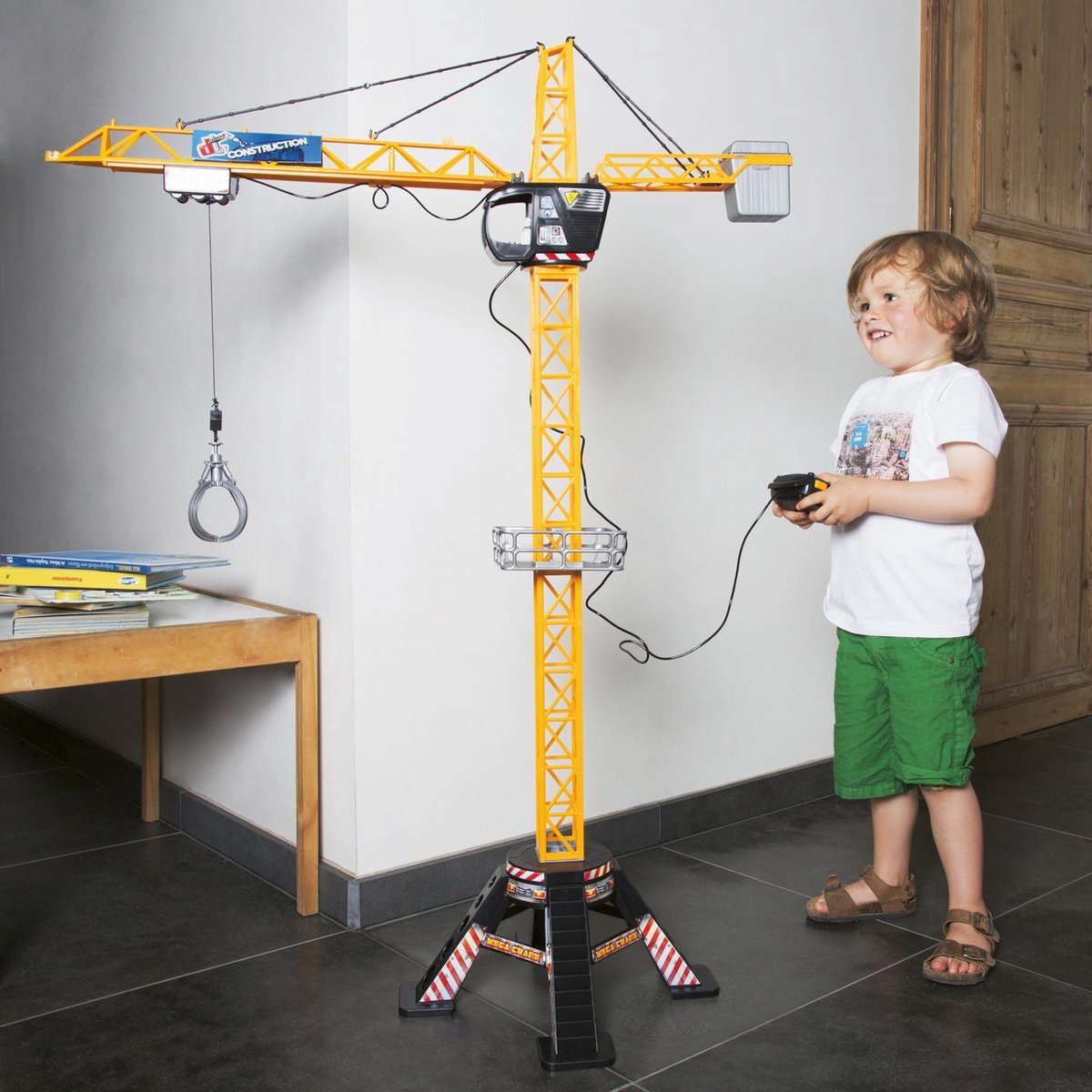 Dickie Toys - Giant Constructie Kraan 120 cm - Speelgoedvoertuig | bol.com