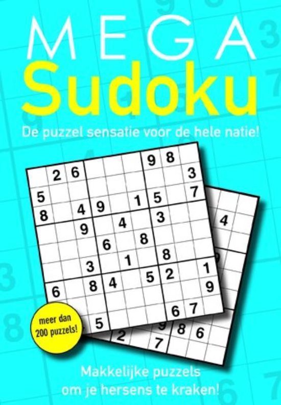 Cover van het boek 'Mega sudoku'