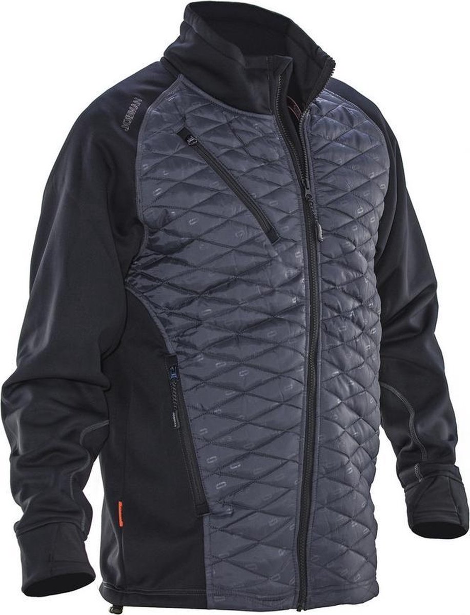 Jobman 5182 Padded Isolation Jacket 65518253 - Donkergrijs/Zwart - XXL