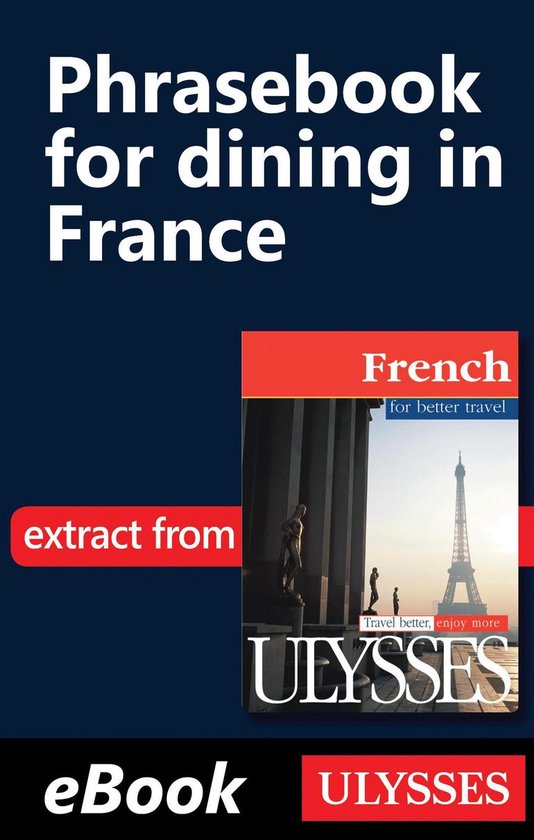 Guides de conversation - Phrasebook for dining in France - cover