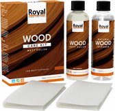Kit d'entretien du bois poli orange mat + nettoyant 2x250ml