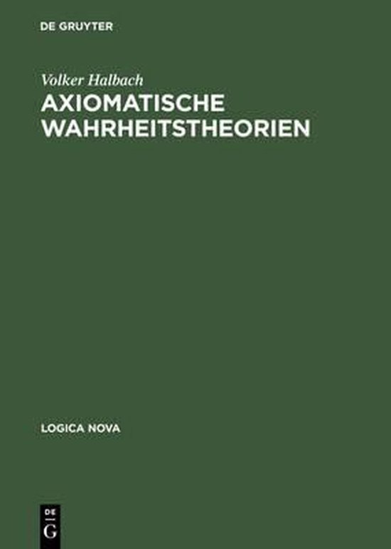 Axiomatische Wahrheitstheorien - cover