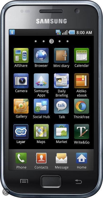 Samsung Galaxy S (I9000) - Metallic black | bol