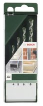 Bosch - Universele boren, 4-delige set 4,0x75; 5,0x85; 6,0x100; 8,0x120
