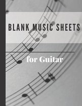 Blank Music Sheets for Guitar