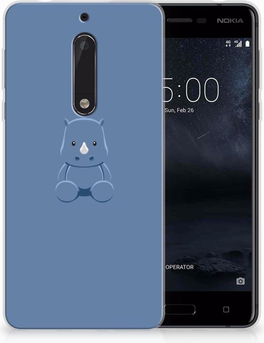 Nokia 5 Telefoonhoesje met Naam Baby Rhino