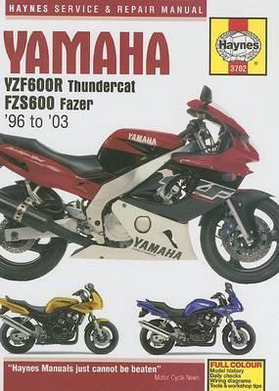 Yamaha YZF600R Thundercat and FZS Fazer Service and Repair Manual
