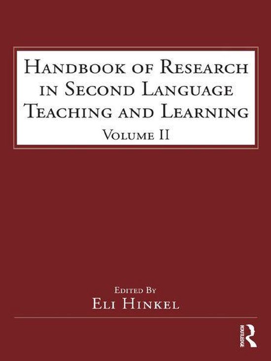 ESL & Applied Linguistics Professional Series - Handbook of Research in ...