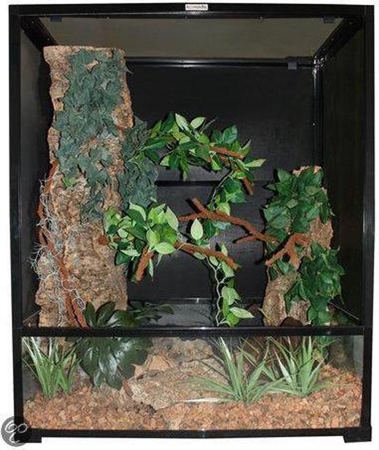 KOMODO Terrarium Komodo terrarium kameleon plat verpakt 76 x 46 x 91 cm |