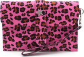 Clutch Panter en Ster - 18x12 cm - Roze - Dielay