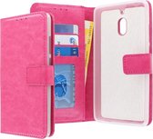 Nokia 2.1 hoesje - CaseBoutique - Roze - Kunstleer