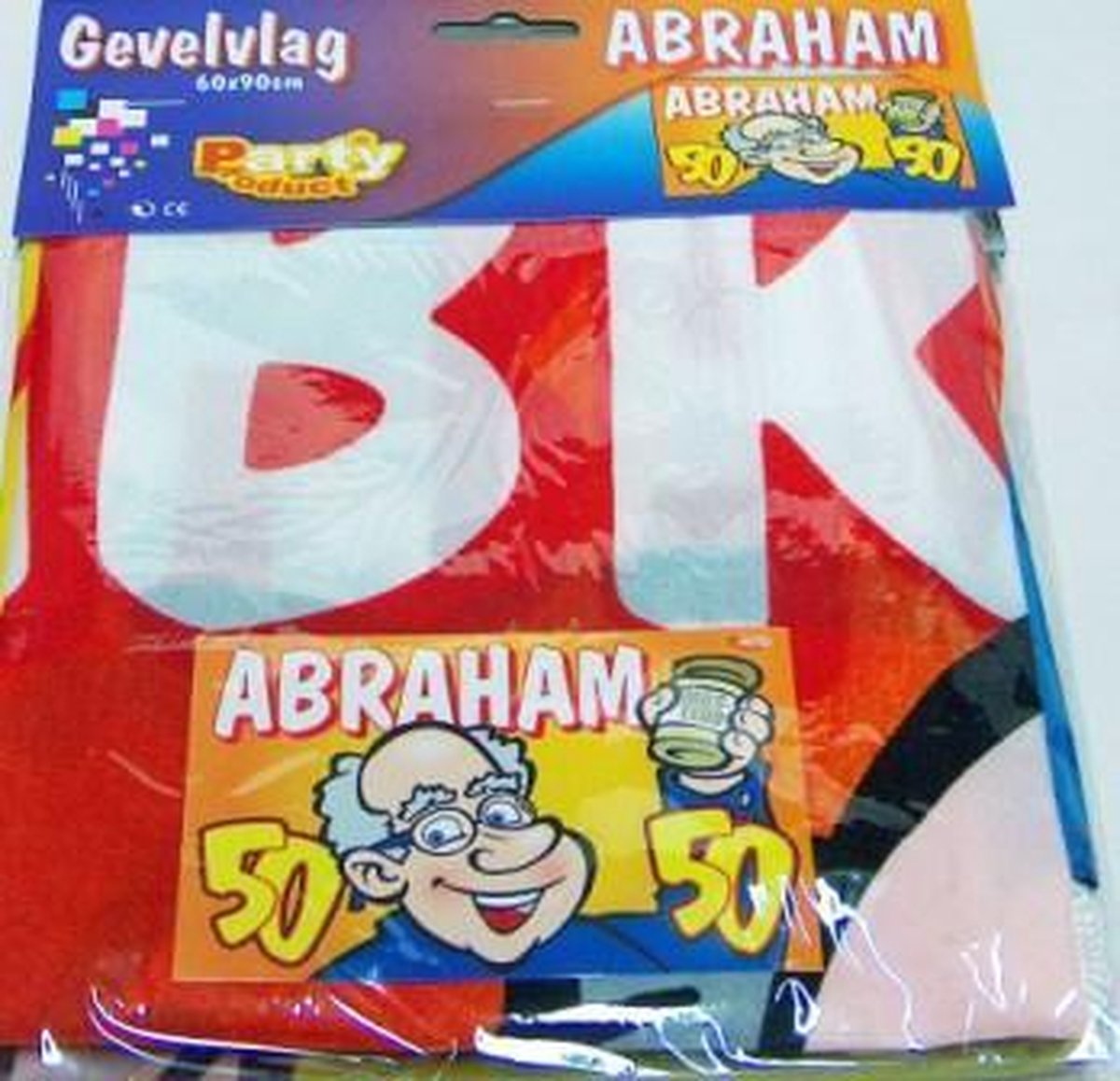 Abraham gevelvlag 90x 60cm