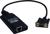 Tripp Lite B055-001-SER toetsenbord-video-muis (kvm) kabel Zwart