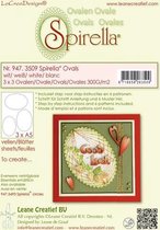 Spirella� 9 Voorgesneden ovalen 300 gr. 3 verschillende formaten, wit incl. instructies en 6 patronen